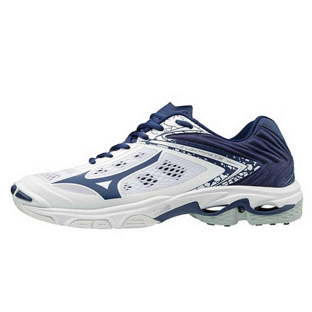 Damske Volejbalove Tenisky Mizuno Wave Lightning Z5 Biele/Námornícka Modrá Vypredaj SUPT48653